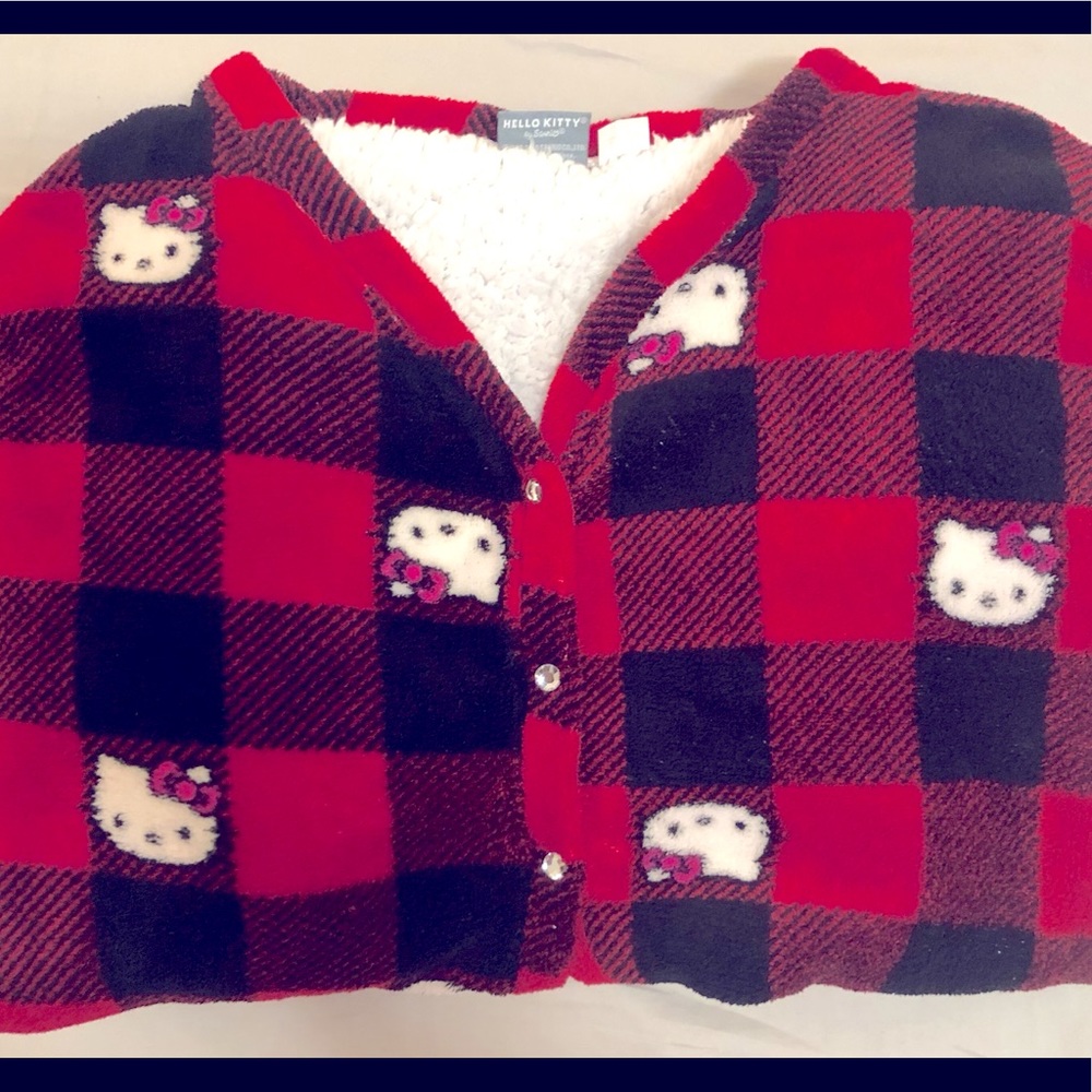 Hello Kitty Fleece Christmas onesie L